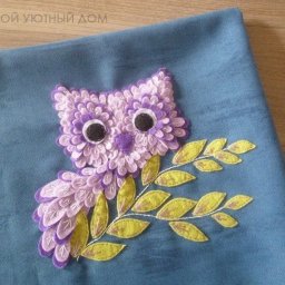 ​Картина из фетра "Совушка"