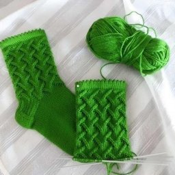 ​Красивый узор для носков