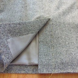 Технология обработки шлицы в изделиях с подкладкой