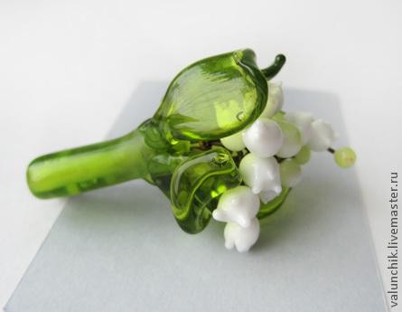 Брошь "Ландыши"