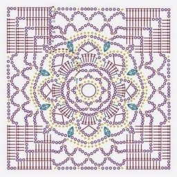 Схемы мотивов, для тех, кто вяжет крючком