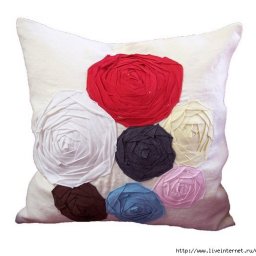 Как настрочить розу из тесьмы или  полосы ткани