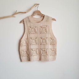 ​Несложный квадрат спицами, который шикарен