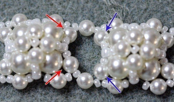 Очень милый браслет из бусин