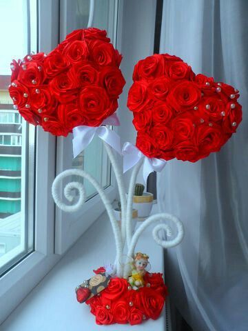 Топиарии с сердцем: подборка идей