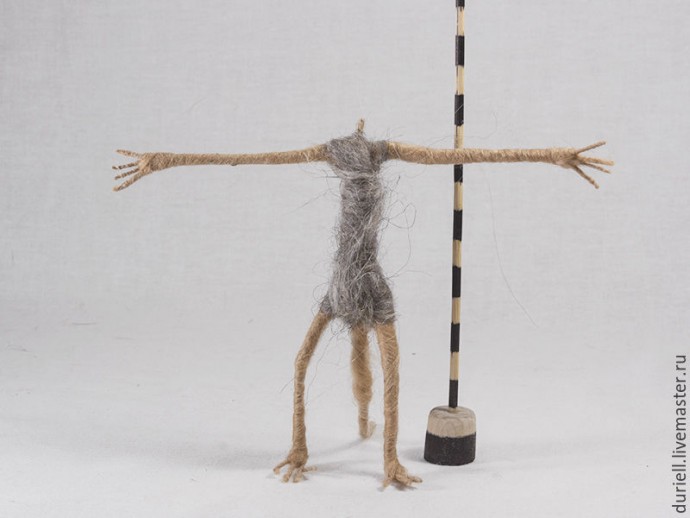 Валяем забавного крысёнка на каркасе Валяем забавного крысёнка на каркасе