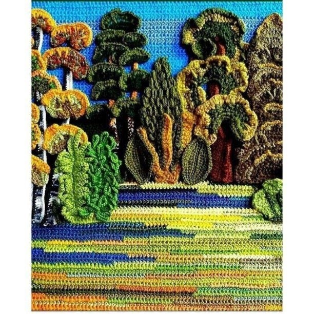 Вязаные картины