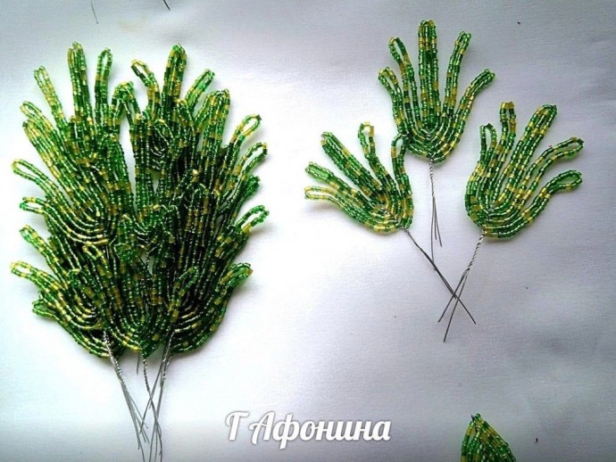 Анемоны из бисера и рубки Анемоны из бисера и рубки