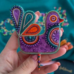 Минутка вдохновения: броши в стиле фолк