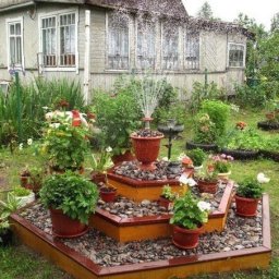 Мастерим фонтан на даче своими руками