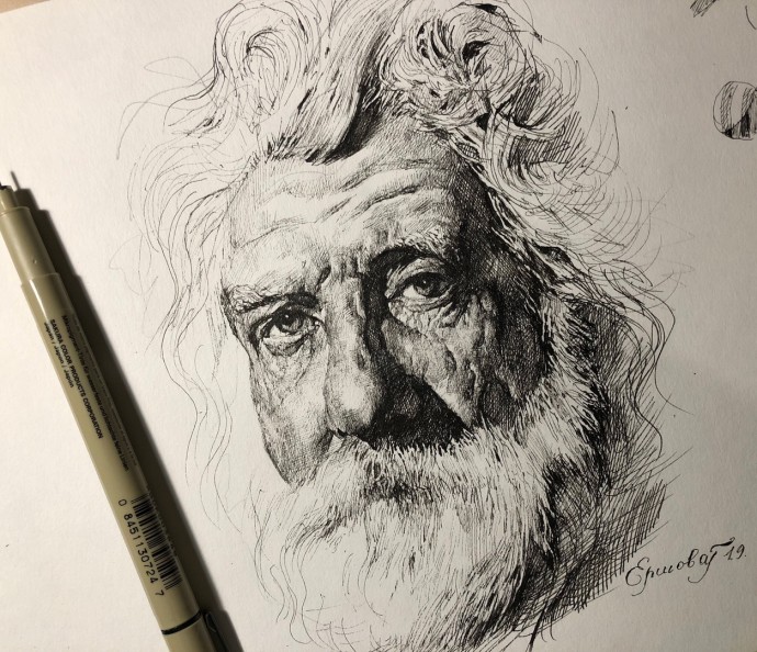 Портрет пожилого мужчины