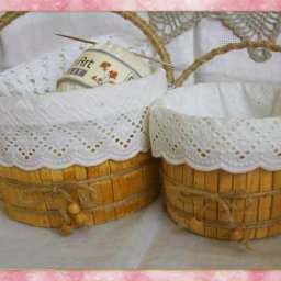 ​Славная корзинка из прищепок