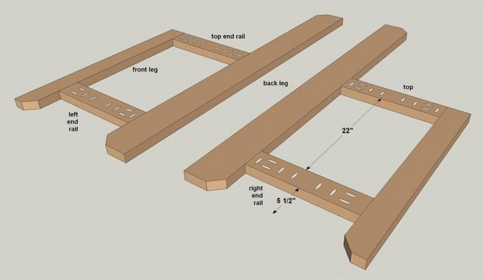 Стол для садовника Стол для садовника