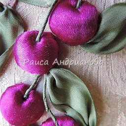 ​Вишенки лентами: мастер-класс