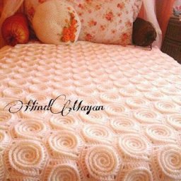 Вяжем уютный цветочный плед