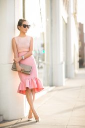 Женственные юбки с воланами: идеи для творчества