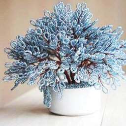 Чудесное деревце счастья из бисера