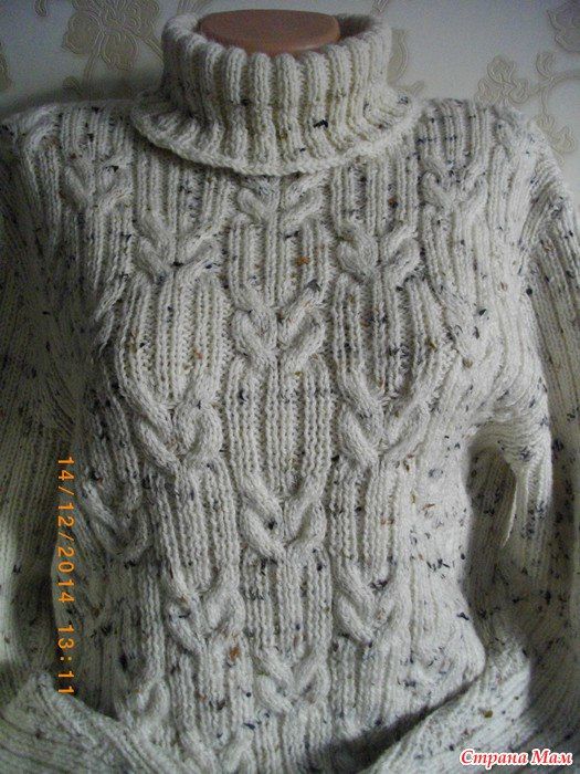 Интересный узор с косами