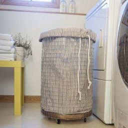 ​Корзина из дерева и металлической сетки своими руками