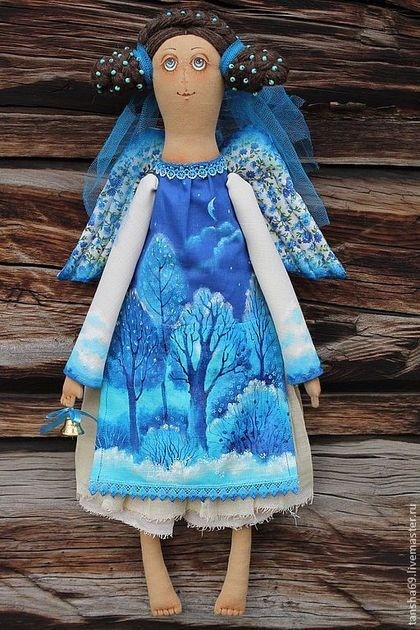 Декоративные интерьерные куклы-ангелы