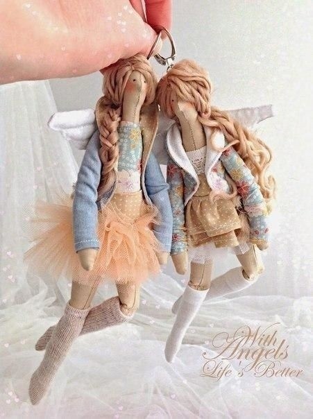 Интерьерные куколки в стиле тильды