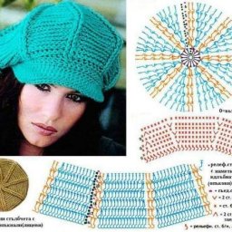Вязаные кепки на осень
