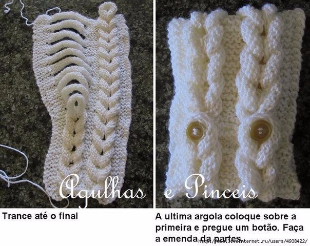 Красивый и оригинальный воротник-шарф