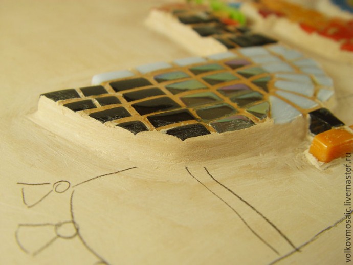 Шкатулка для документов в смешанной технике