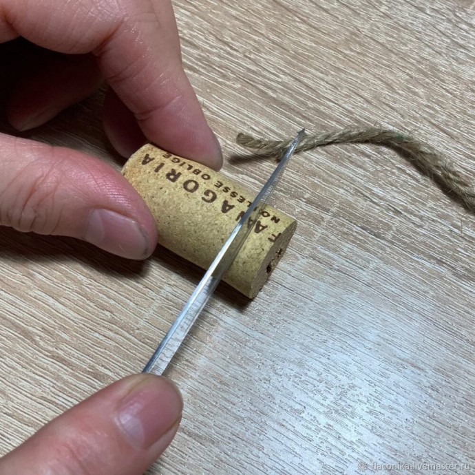 Масляная свеча с декором