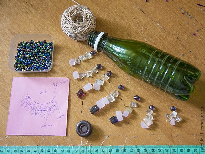 Колье из пластиковой бутылки Колье из пластиковой бутылки