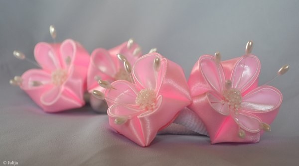 Цветы канзаши