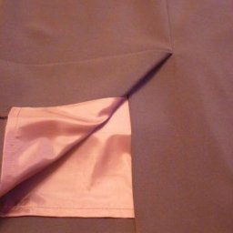 Шлица в изделиях с подкладом