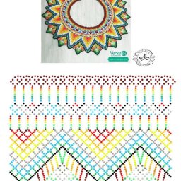 ​Ожерелья из бисера в египетском стиле