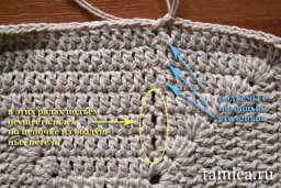 Мастер-класс, как сделать незаметными петли подъема при круговом вязании крючком