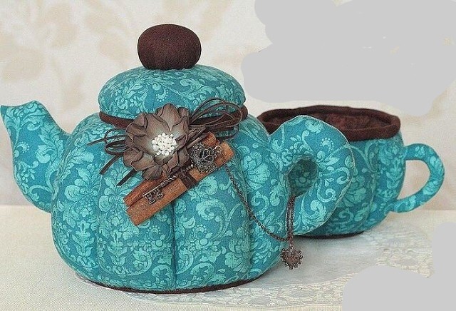 Наши руки не для скуки: чайник из ткани