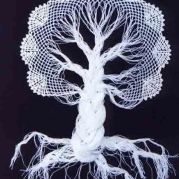 Шикарный бонсай из ниток