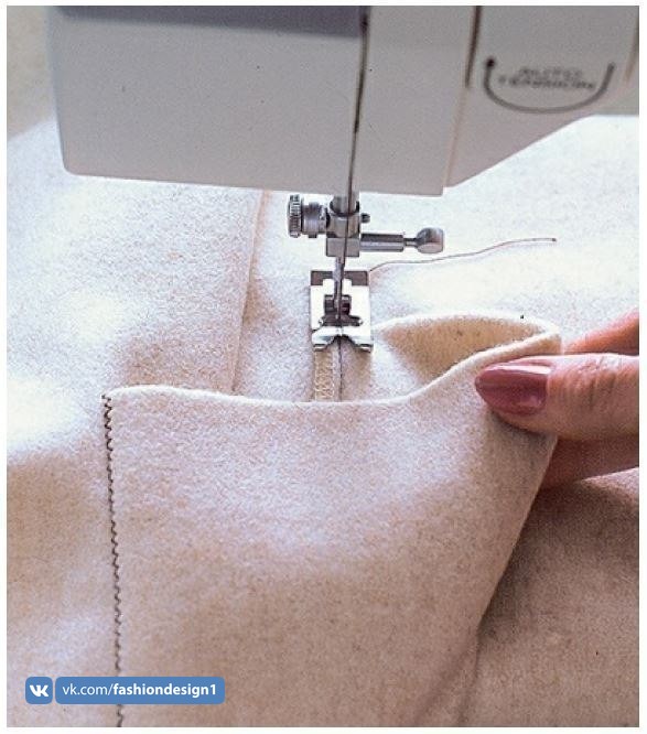 Как пришить накладной карман невидимым швом