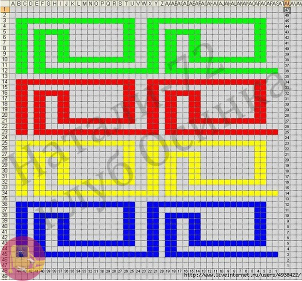 Колумбийская мочила: схемы