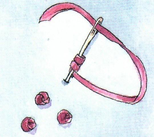 Вышивка в технике "французский узелок"