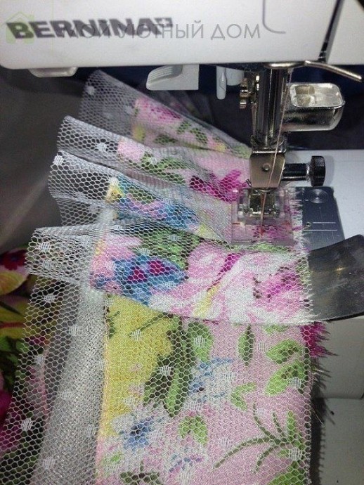 Идеально ровные складки при помощи вилки