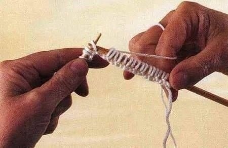 "Тканая" рисовая вязка спицами "Тканая" рисовая вязка спицами