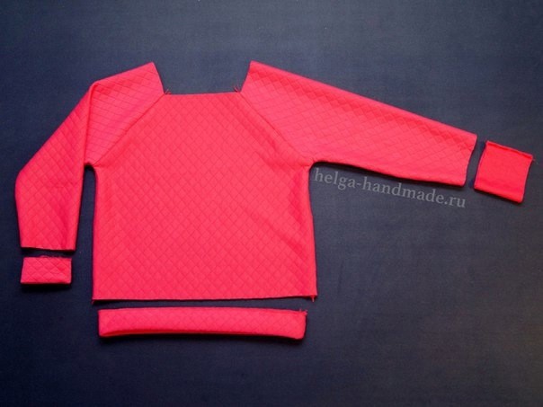 Свитшот с объёмным воротником своими руками