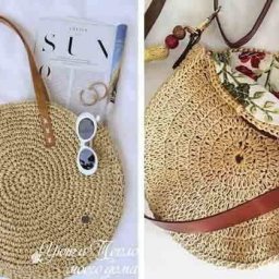 Как связать простую круглую сумку крючком