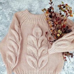 Очень красивый узор с листьями