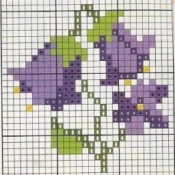 Подборка схем с цветочным настроением