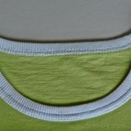 Вариант обработки трикотажной горловины