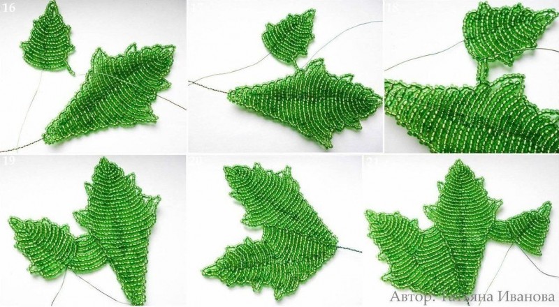 Виноград из бисера