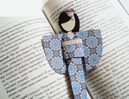 Делаем закладку из картона "Японка": мастер-класс Делаем закладку из картона "Японка": мастер-класс