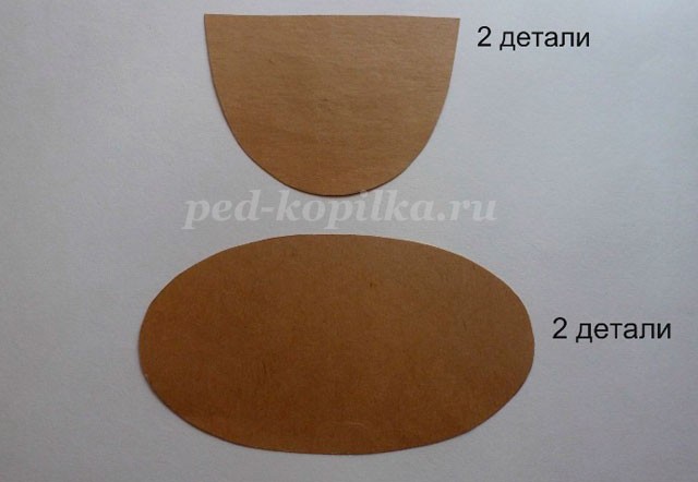 Лапоть из атласных лент