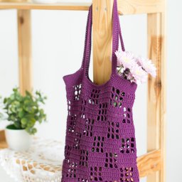 Сумка-авоська крючком